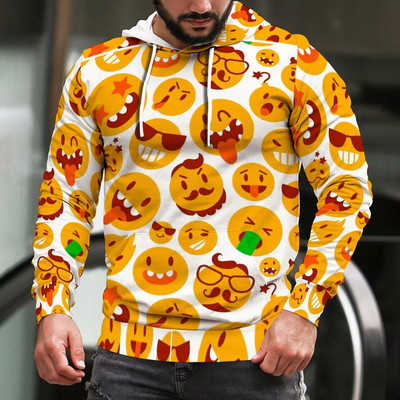 Halloweeni 3D kõikjal prinditud sügisene meeste/naiste kapuutsid Unisex vabaaja pulloverid kapuuts, naljakas tänavarõivaste spordidress