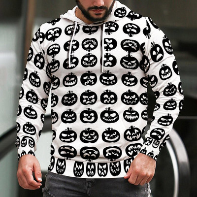 Halloweeni 3D kõikjal prinditud sügisene meeste/naiste kapuutsid Unisex vabaaja pulloverid kapuuts, naljakas tänavarõivaste spordidress
