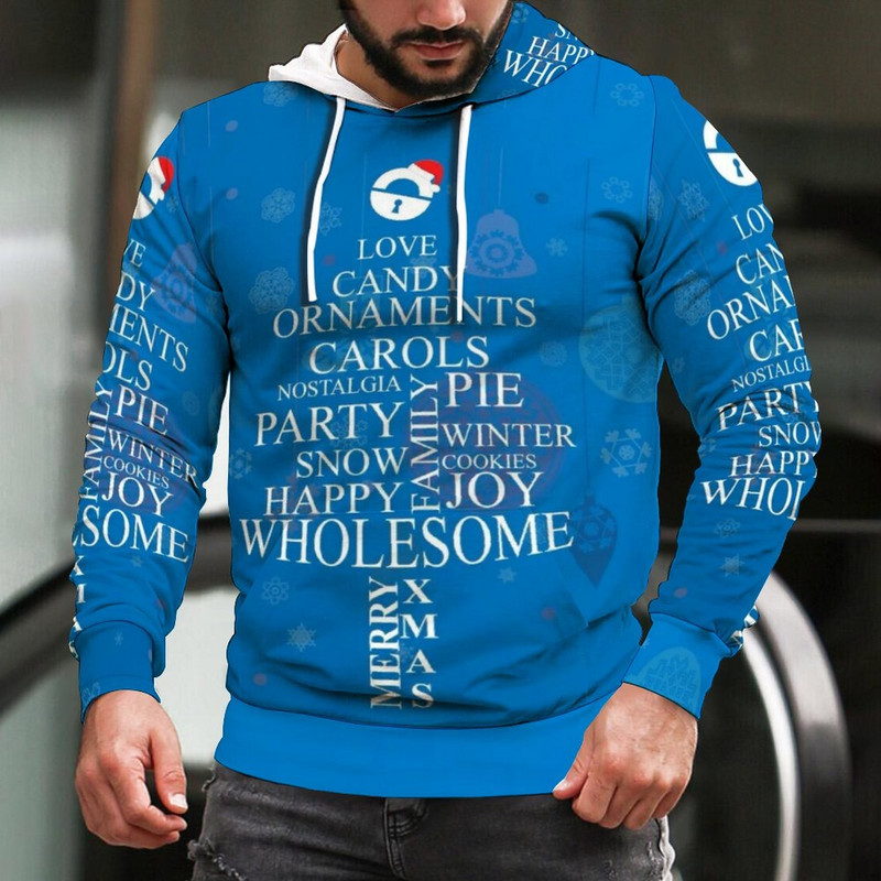 Meeste riided 2022 Mood jõulukapusid Jõuluvana Vabaaja dressid Meeste Naiste Pusad Pusad 3D prinditud kapuutsiga