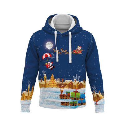 2022. nova zimska, božićna majica s kapuljačom za muškarce, 3D ispis, božićni džemper, ženska majica s kapuljačom iz crtića, dječja majica s kapuljačom iz crtića