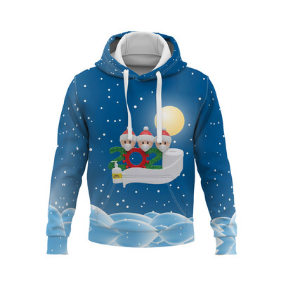 2022. nova zimska, božićna majica s kapuljačom za muškarce, 3D ispis, božićni džemper, ženska majica s kapuljačom iz crtića, dječja majica s kapuljačom iz crtića