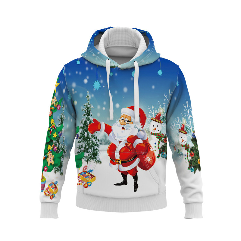 2022. nova zimska, božićna majica s kapuljačom za muškarce, 3D ispis, božićni džemper, ženska majica s kapuljačom iz crtića, dječja majica s kapuljačom iz crtića