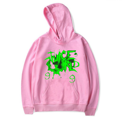 Mehed Pusad Juice WRLD Kapuutsiga dressipluusid Naiste mood Hip-hop vabaaja pulloverid Sügis poisid Tüdrukud Valged Spordi Tänavarõivad Topid