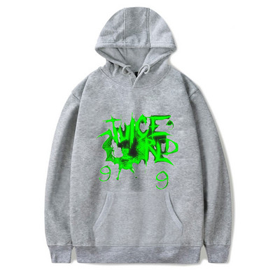 Mehed Pusad Juice WRLD Kapuutsiga dressipluusid Naiste mood Hip-hop vabaaja pulloverid Sügis poisid Tüdrukud Valged Spordi Tänavarõivad Topid