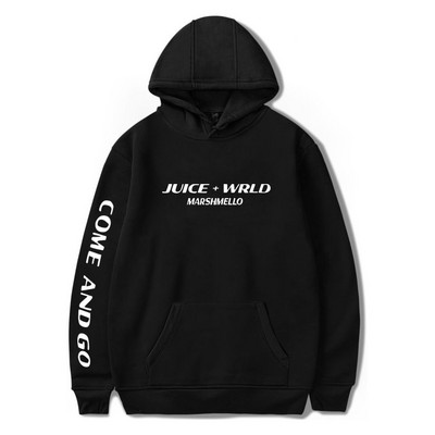 Mehed Pusad Juice WRLD Kapuutsiga dressipluusid Naiste mood Hip-hop vabaaja pulloverid Sügis poisid Tüdrukud Valged Spordi Tänavarõivad Topid