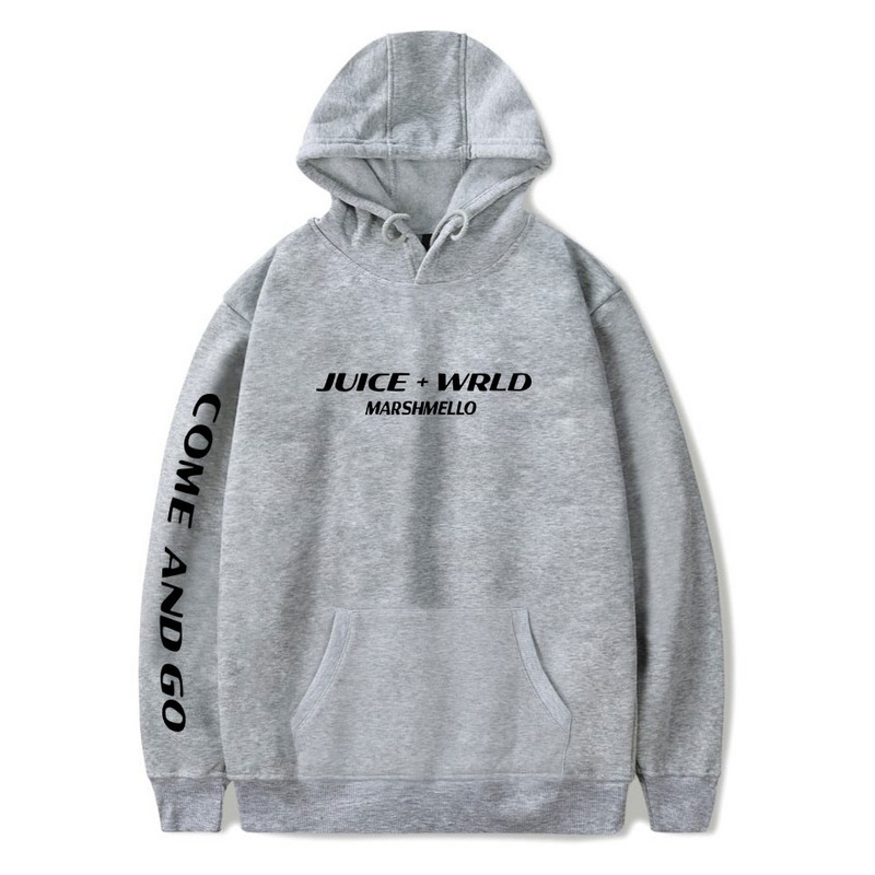 Mehed Pusad Juice WRLD Kapuutsiga dressipluusid Naiste mood Hip-hop vabaaja pulloverid Sügis poisid Tüdrukud Valged Spordi Tänavarõivad Topid