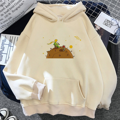 Γυναικεία ρούχα με κουκούλα του μικρού πρίγκιπα, γυναικεία μονόχρωμα μοντέρνα υ2Κ αισθητικής, γυναικεία ρούχα στο δρόμο