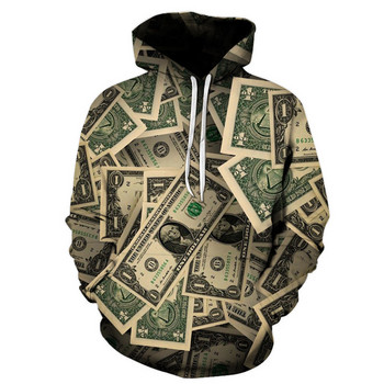 Νέο Streetwear Prayer Money χέρι Ανδρικά Γυναικεία Πουλόβερ Μακρυμάνικο 3D εμπριμέ Φούτερ Hoodies Boy Kids Fashion Casual Jacket