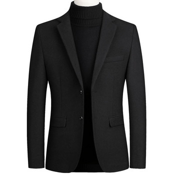 Υψηλής ποιότητας ανδρικό μάλλινο κοστούμι παλτό μαλλί Συνδυάζει casual blazers ανδρικό κοστούμι Κορυφαίο ανδρικό μασίφ επαγγελματικά casual ανδρικά παλτό και μπουφάν