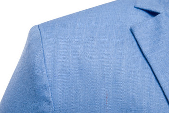 Ανδρικό ανάλαφρο μπουφάν Casual blazer 2023 Νέο ελαφρύ κοστούμι σακάκι για ανδρικό πάρτι Hombre ταξιδιού