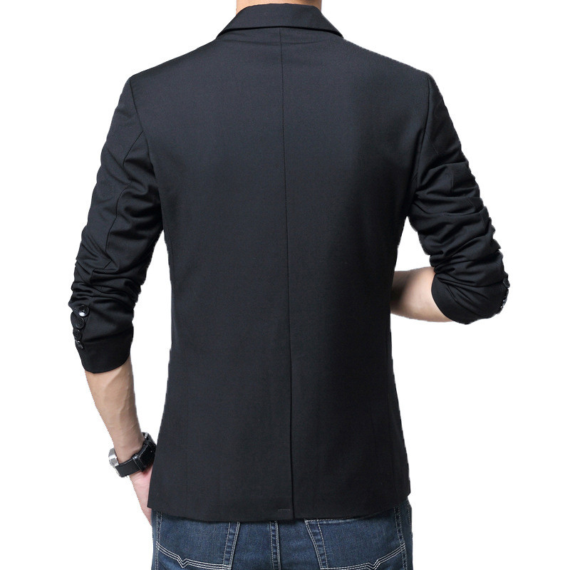 BROWON kevad-sügis vabaaja meeste bleiserid Slim Fit ühe nupuga bleiserid, kergesti hooldatavad pikkade varrukatega bleiserid, meeste ülikonnad, suur suurus 5XL