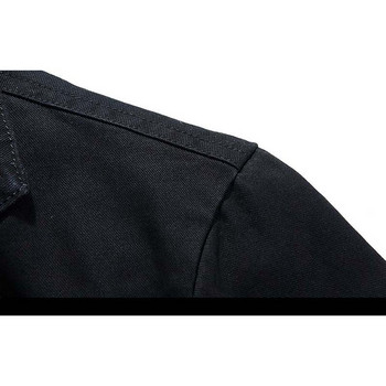 Модно мъжко яке с блейзър Памучно палто Ежедневни костюми с блейзър Военен стил Нова марка мъжко облекло Плюс размер M-4XL