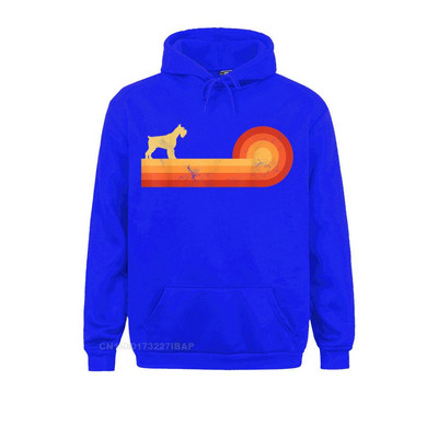 Šnaucer Retro Vintage 60-e 70-e Zalazak sunca Ljubitelji pasa Muškarci Žene Uske muške majice s kapuljačom Funny Lovers Day Hoodies Sportska odjeća po narudžbi