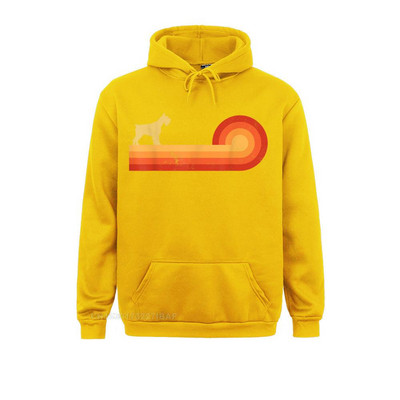 Šnaucer Retro Vintage 60-e 70-e Zalazak sunca Ljubitelji pasa Muškarci Žene Uske muške majice s kapuljačom Funny Lovers Day Hoodies Sportska odjeća po narudžbi