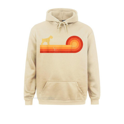 Šnaucer Retro Vintage 60-e 70-e Zalazak sunca Ljubitelji pasa Muškarci Žene Uske muške majice s kapuljačom Funny Lovers Day Hoodies Sportska odjeća po narudžbi