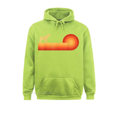 Šnaucer Retro Vintage 60-e 70-e Zalazak sunca Ljubitelji pasa Muškarci Žene Uske muške majice s kapuljačom Funny Lovers Day Hoodies Sportska odjeća po narudžbi