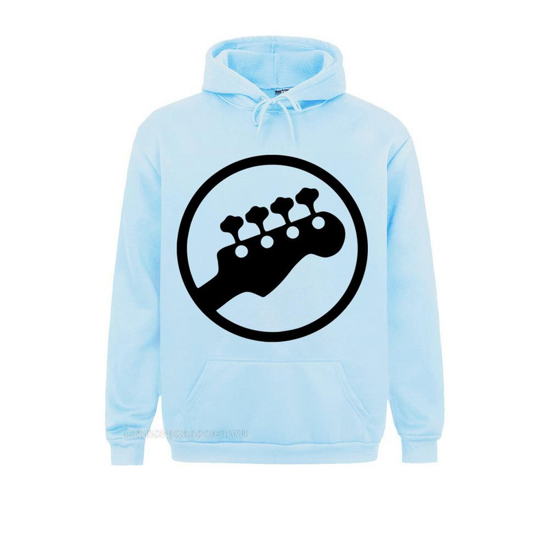 Muškarci Bas glava Simbol gitare Gitarist svirač Glazbenici Glazba Rock Hoodie s kapuljačom Smiješni rođendanski poklon za anime Pamučna ženska majica