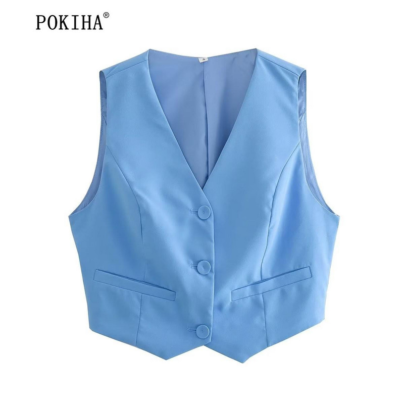 Pokiha uus mood naiste küljetaskud ees nööbid vest ja kõrge vöökoht lõhestatud midi seelikud naistele kaheosalised komplektid Mujer