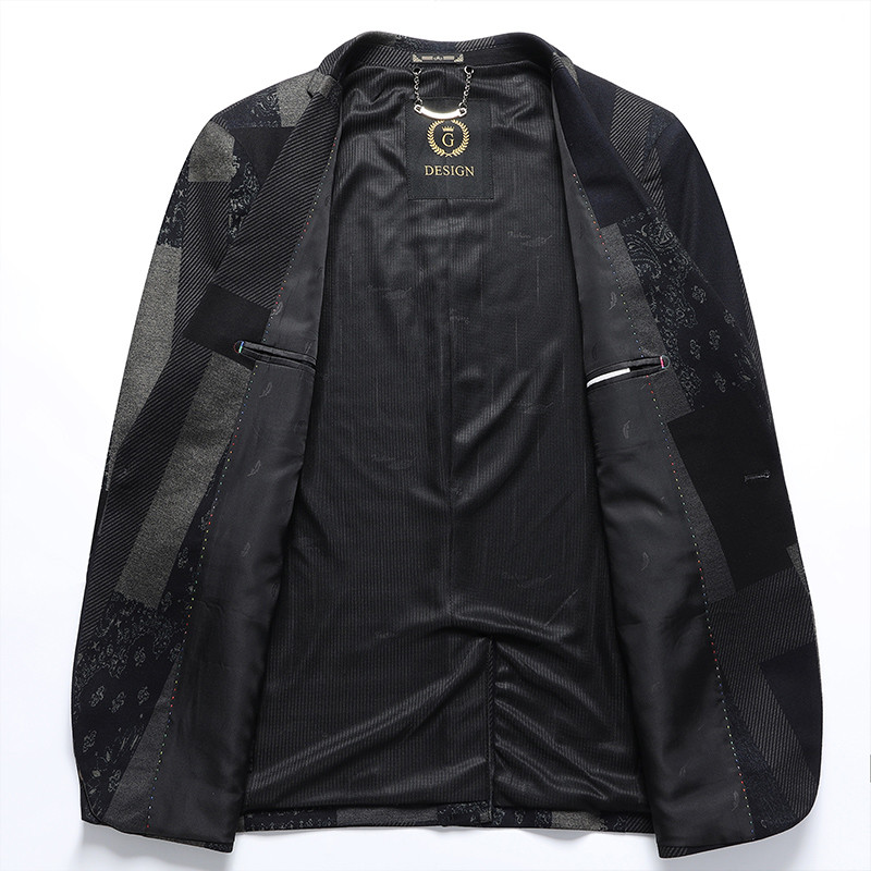 Fashion Blazers Ανδρικά σακάκια Fashion Slim Casual παλτό Όμορφα Masculino επαγγελματικά μπουφάν Κοστούμια Check Ανδρικά blazer μπλουζάκια