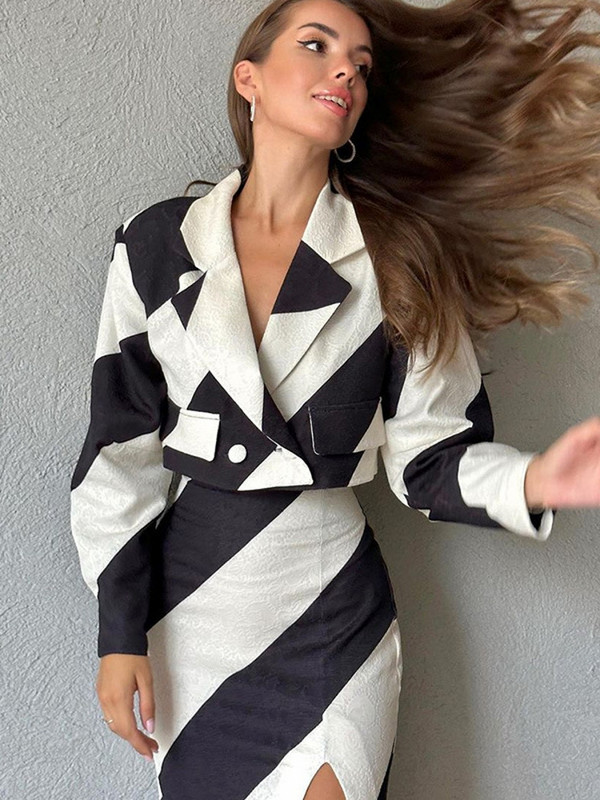 Naiste sügiskomplektid, kaheosaline komplekt V-kaelusega, pikkade varrukatega topp ja elegantne pika seelikuga kõrge tänavariietus, vabaaja kontorikostüüm naiste jaoks