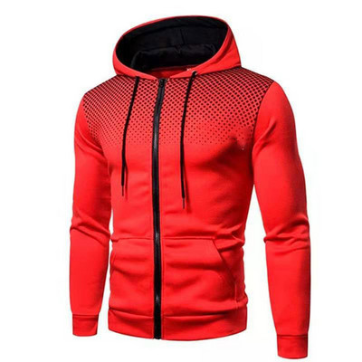 Rudens pavasario vyriškas švarkas Megztinis su tašku Streetwear Hoody Clothing Laisvalaikis Užtrauktukas Sportinis kostiumas Muscle Vyriškos striukės su gobtuvu