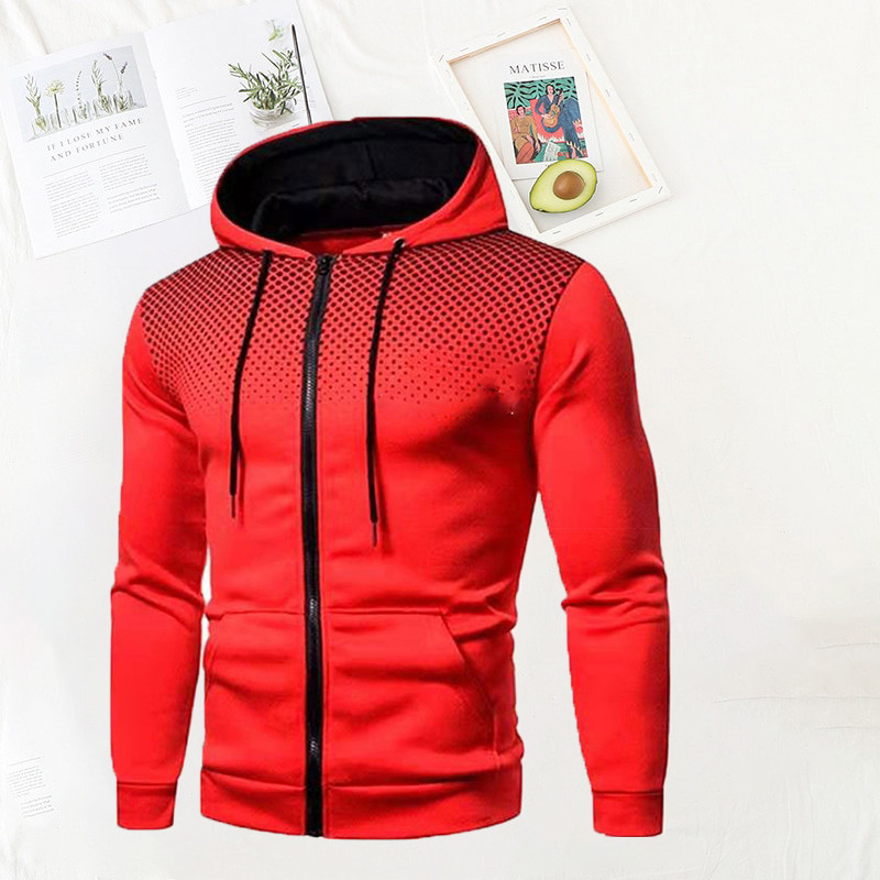 Rudens pavasario vyriškas švarkas Megztinis su tašku Streetwear Hoody Clothing Laisvalaikis Užtrauktukas Sportinis kostiumas Muscle Vyriškos striukės su gobtuvu