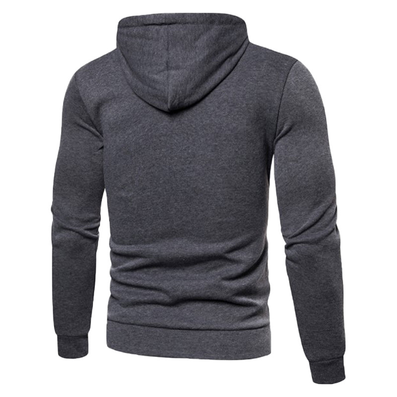 Rudens pavasario vyriškas švarkas Megztinis su tašku Streetwear Hoody Clothing Laisvalaikis Užtrauktukas Sportinis kostiumas Muscle Vyriškos striukės su gobtuvu