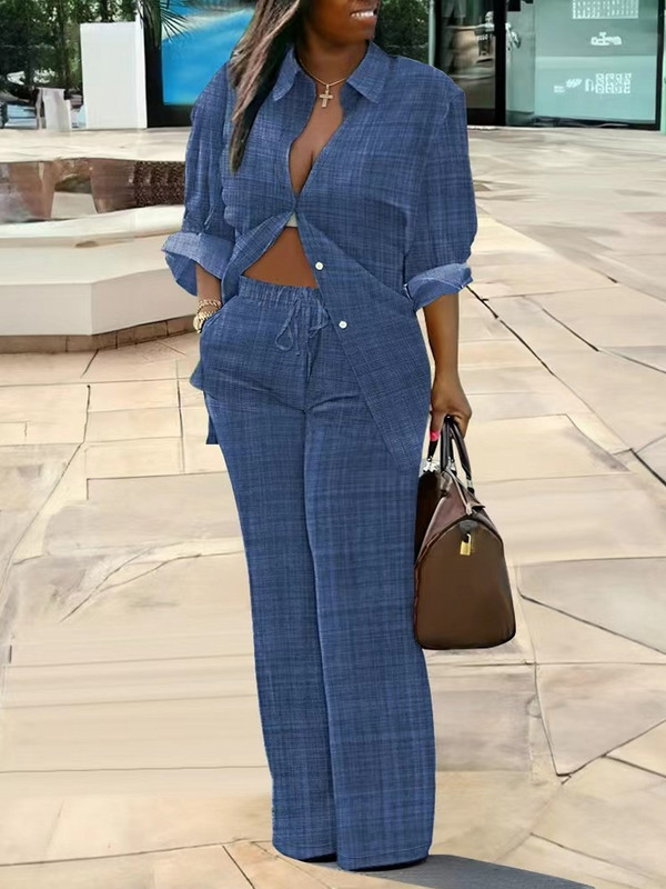 2-osalised naiste komplektid 2023, uus saabumine, suve sügis, sobivad komplektid triibuline printimine kaheosalised komplektid ülemised püksid ülikonnad komplektid rõivad