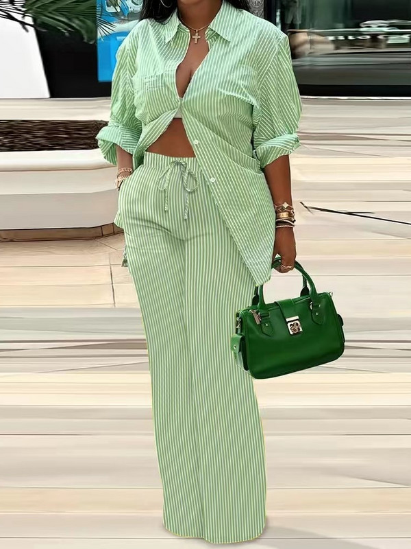 2-osalised naiste komplektid 2023, uus saabumine, suve sügis, sobivad komplektid triibuline printimine kaheosalised komplektid ülemised püksid ülikonnad komplektid rõivad