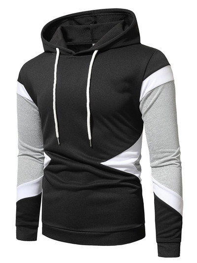 Φθινοπωρινό χειμωνιάτικο ανδρικό πουλόβερ μόδας με κουκούλα Casual πουλόβερ με κουκούλα Μπουφάν τσέπης Ρούχα γυμναστικής για τζόκινγκ