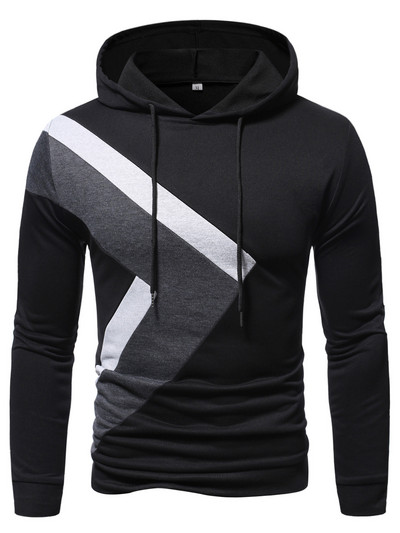 Φθινοπωρινό χειμωνιάτικο ανδρικό πουλόβερ μόδας με κουκούλα Casual πουλόβερ με κουκούλα Μπουφάν τσέπης Ρούχα γυμναστικής για τζόκινγκ