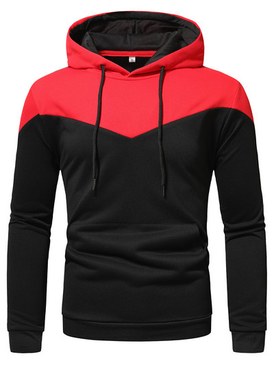 Φθινοπωρινό χειμωνιάτικο ανδρικό πουλόβερ μόδας με κουκούλα Casual πουλόβερ με κουκούλα Μπουφάν τσέπης Ρούχα γυμναστικής για τζόκινγκ