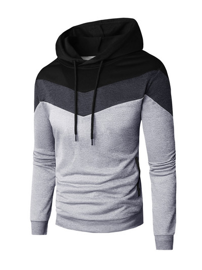 Φθινοπωρινό χειμωνιάτικο ανδρικό πουλόβερ μόδας με κουκούλα Casual πουλόβερ με κουκούλα Μπουφάν τσέπης Ρούχα γυμναστικής για τζόκινγκ