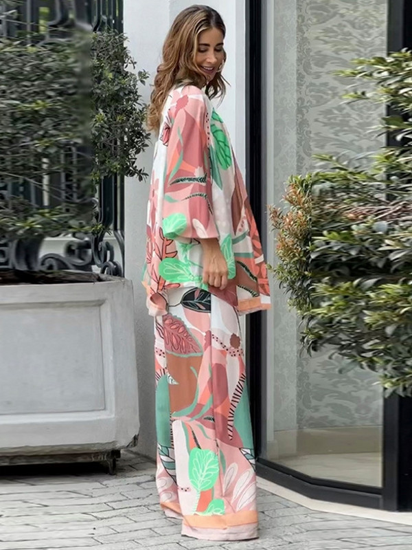 Two Piece Γυναικείο Σετ Ανοιξιάτικο φθινόπωρο μακρυμάνικο πουκάμισο μπλούζα μπλούζα και παντελόνι Κοστούμια ρούχα Γραφείο μόδας Γυναικεία σετ ασορτί στολή