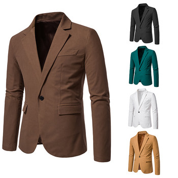 Ανδρικό μπουφάν Grooms Suit for Wedding Ανδρικό σακάκι ανδρικό σακάκι Smart Casual Business Blazer Άνοιξη Φθινόπωρο Νέο 2023