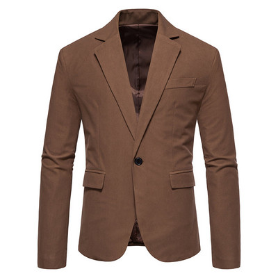 Ανδρικό μπουφάν Grooms Suit for Wedding Ανδρικό σακάκι ανδρικό σακάκι Smart Casual Business Blazer Άνοιξη Φθινόπωρο Νέο 2023