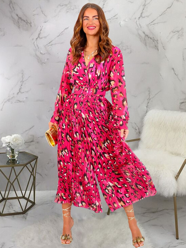 2 τεμάχια γυναικεία σετ 2023 Καλοκαίρι φθινοπωρινό λουλούδι στάμπα μπλούζα πουκάμισο Κοστούμι τοπ και παντελόνι Κοστούμια δύο τεμαχίων σετ αθλητικής φόρμας