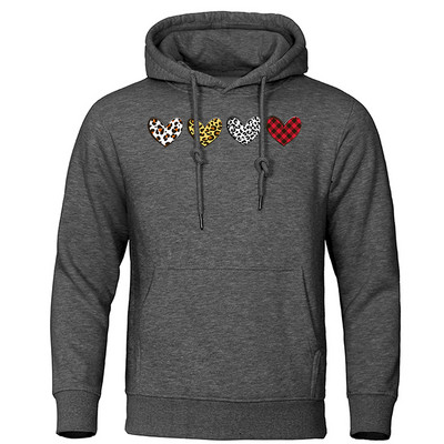 Give You All My Heart Hoodies s printom za muškarce Sportska topla majica Vintage puloveri od flisa Udobna modna muška majica s kapuljačom