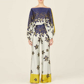 2-osaline komplekt Aafrika Riided African Dashiki Uus Dashiki mood ülikond ja püksid ülikonnad püksid Ropa Dama pidu daamile