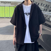 Bleiserid, meeste õhukesed vabaaja õrnad kolledži suverõivad. Nägusad moerõivad Jaapani Kpop stiilsed tänavarõivad Preppy Dynamic