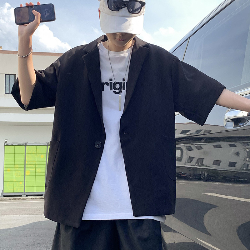 Bleiserid, meeste õhukesed vabaaja õrnad kolledži suverõivad. Nägusad moerõivad Jaapani Kpop stiilsed tänavarõivad Preppy Dynamic