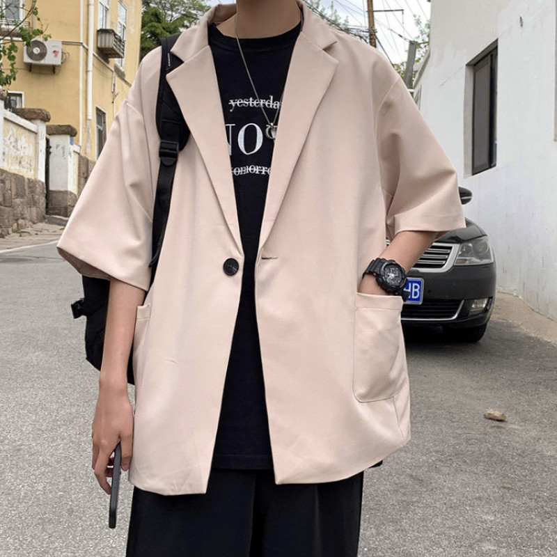 Bleiserid, meeste õhukesed vabaaja õrnad kolledži suverõivad. Nägusad moerõivad Jaapani Kpop stiilsed tänavarõivad Preppy Dynamic