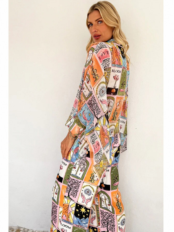 2-dijelni ženski kompleti Novi dolazak Ljeto Jesen Odgovarajući setovi Cvjetni print Dvodijelni kompleti Gornje hlače Odijela Odjeća