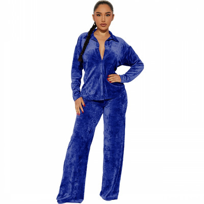 Kaheosaline naistekomplekt Talvine sügisene pikkade varrukatega särkpluus, topp ja püksid, kostüümid, rõivad, mood, kontori naised, sobivad komplektid, komplektid