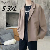 Blazers Ανδρικά μοντέρνα Oversize 3XL Spring Chic Μοντέρνα κορεατικά Ulzzang Loose Leisure Ανδρικό κοστούμι υψηλής ποιότητας Επώνυμα μπλουζάκια με όλα τα ματς
