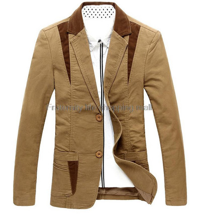 Mwxsd Επώνυμη ανδρική κοστούμι blazer ανδρικό κοστούμι βαμβακερό blazer καλλιέργεια ανδρικών blazer κοστούμια αναψυχής tide blazer μεγάλο ασιατικό μέγεθος M-6XL