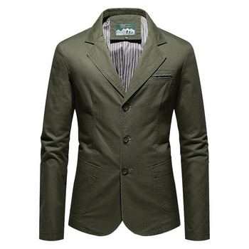 Ανοιξιάτικο φθινοπωρινό ανδρικό σακάκι τζάκετ υψηλής ποιότητας Business Casual Ανδρικό σακάκι πέτο Κοστούμι πολλαπλών τσέπης Παλτό Ανδρικά ρούχα