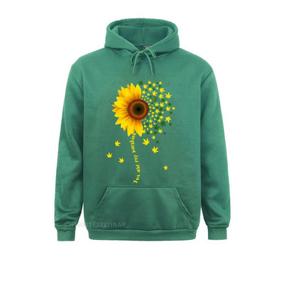 Sunflower Weed Leaf Lover Hoodie Hoodie za odrasle Majice s kapuljačom za fitness Personalizirana sportska odjeća Nova moda