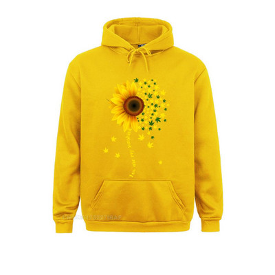 Sunflower Weed Leaf Lover Hoodie Hoodie za odrasle Majice s kapuljačom za fitness Personalizirana sportska odjeća Nova moda