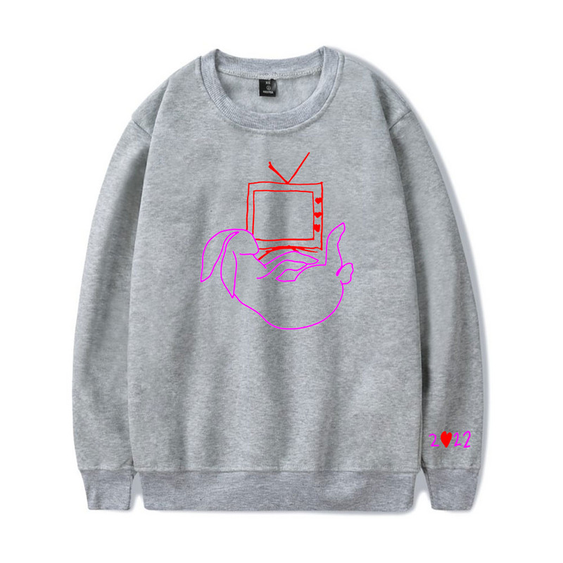 Love On Tour Bunny TV logotip Crewneck Merch Sweatshirt Muškarci Ženski pulover s printom Unisex Harajuku Ležerna majica